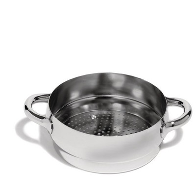 ALESSI Alessi-Mami Steaming basket in polished 18/10 stainless steel